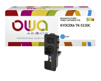 Toner remanufacturé OWA - standard - pour KYOCERA TK-5230 C