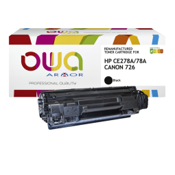 Tonercartridge OWA alternatief tbv HP CE278A zwart