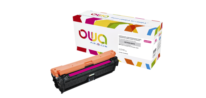 Toner remanufacturé OWA - standard - pour HP CE741A