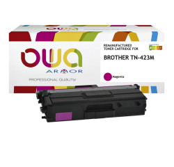 EN_Toner remanufacturé OWA - haute capacité - Magenta - pour BROTHER TN-423M