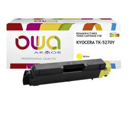 Toner remanufacturé OWA - standard - pour KYOCERA TK-5270 C