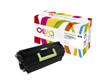 DE_Toner remanufacturé OWA - haute capacité - Noir - pour LEXMARK 52D2H00, 52D2H0E