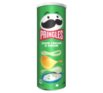 Chips tuiles Pringles Saveur crème oignon 165g