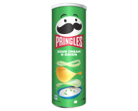 Chips tuiles Pringles Saveur crème oignon 165g