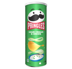 Chips tuiles Pringles Saveur crème oignon 165g