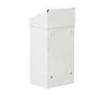 Poubelle à clapet Vepa bins 50L métal blanc