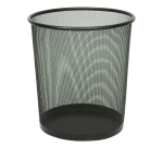 Corbeille à papier ronde Vepa bins 19L noir