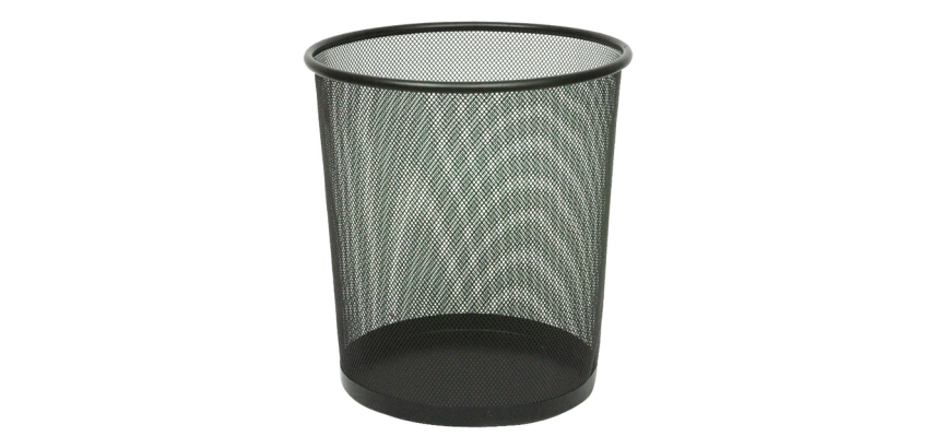 Corbeille à papier ronde Vepa bins 19L noir