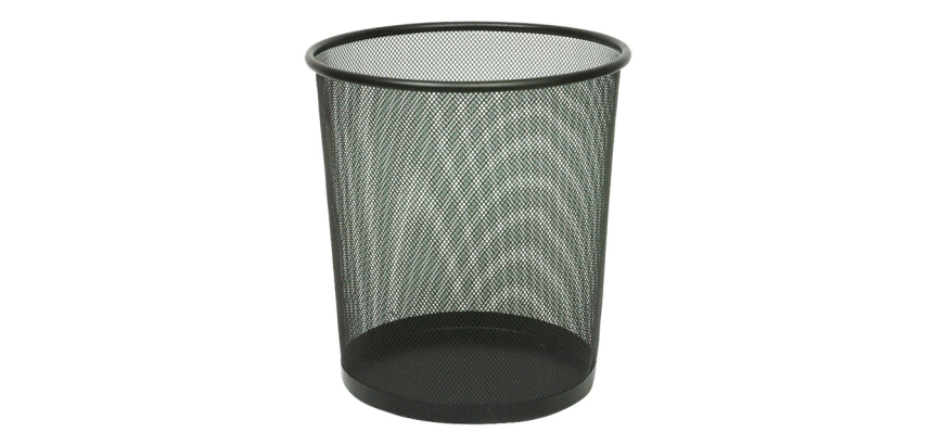 Corbeille à papier ronde Vepa bins 19L noir