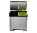 Pedaalemmer EKO EcoCasa Recycler 15+15 liter rvs