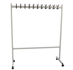 Vestiaire mobile Vepa Bins 11 crochets argent