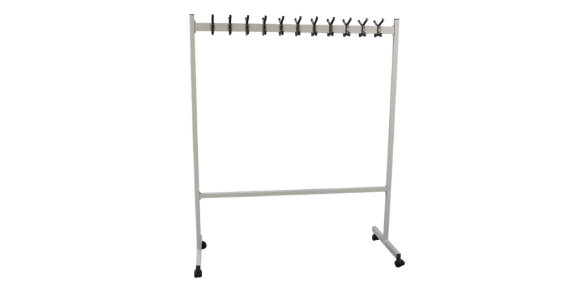 Vestiaire mobile Vepa Bins 11 crochets argent
