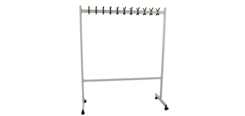 Vestiaire mobile Vepa Bins 11 crochets argent