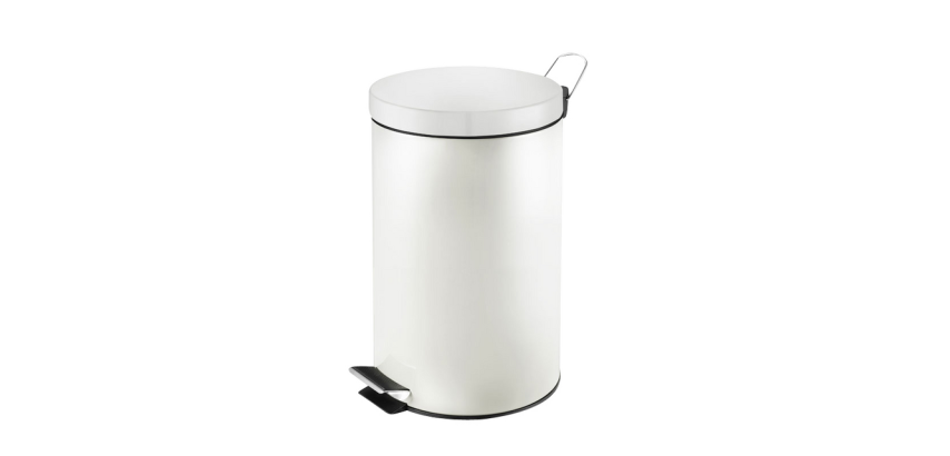 Vepa Bins Pedal-Abfalleimer 12L weiß