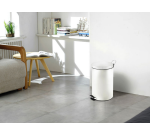Poubelle à pédale Vepa Bins 12L blanc