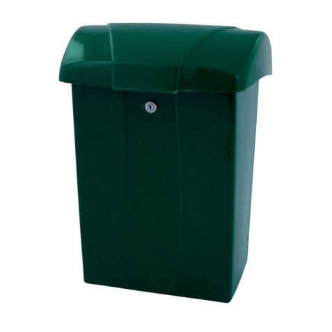 Boîte à lettres Vepa Bins avec rabat plastique vert