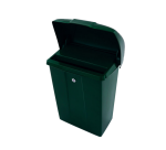 Boîte à lettres Vepa Bins avec rabat plastique vert