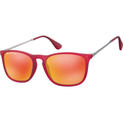 Zonnebril Montana met rood glas rood
