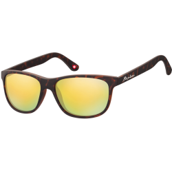 Zonnebril Montana met geel glas mat turtle