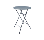 Table haute BRASQ 80cm BT100 gris