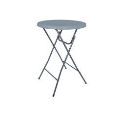 Table haute BRASQ 80cm BT100 gris