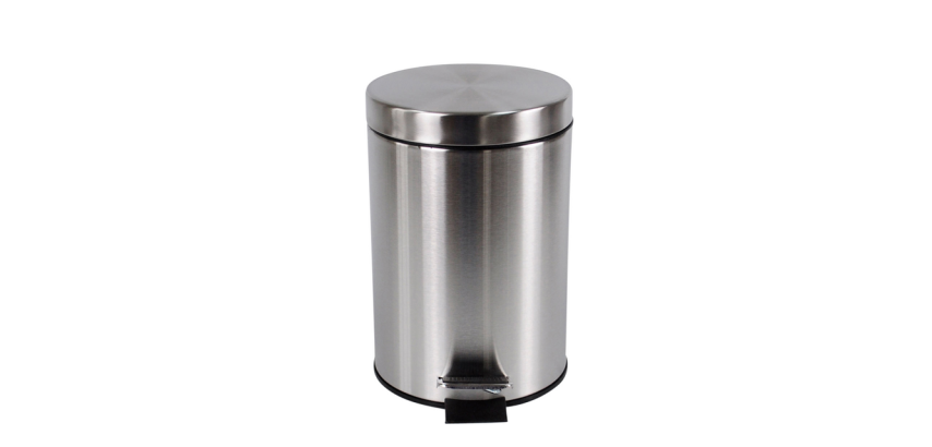 Poubelle à pédale BRASQ 12L Inox