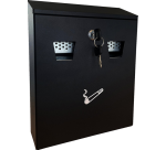 Cendrier mural BRASQ 32x26cm noir