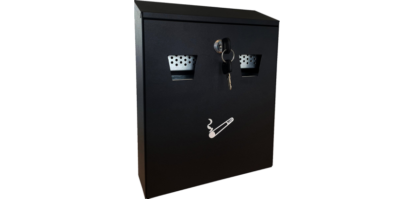 Cendrier mural BRASQ 32x26cm noir