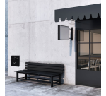 Cendrier mural BRASQ 32x26cm noir