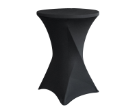 Housse BRASQ pour table haute 80cm noir