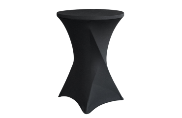 Housse BRASQ pour table haute 80cm noir