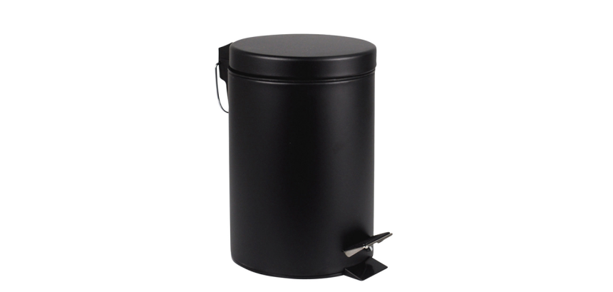 Poubelle à pédale BRASQ 20L noir