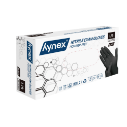 Gant Hynex L Nitrile noir 100 pièces