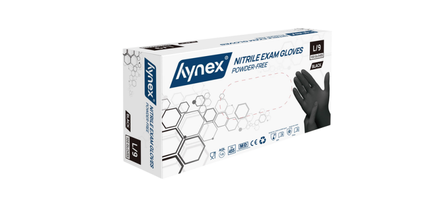 Gant Hynex nitrile L noir 3,5g 100 pièces