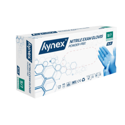 Gant Hynex S Nitrile bleu 100 pièces