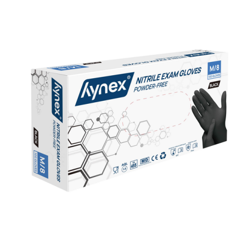 Gant Hynex M Nitrile noir 100 pièces