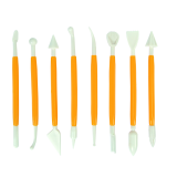 Spatule à modeler Conda plastique set 8 pièces 15cm