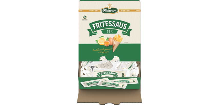 Oliehoorn Pommes-Frites-Soße 35% glutenfrei Beutel 198x 20ml