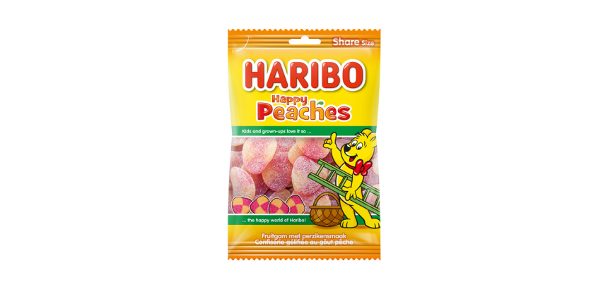 Bonbons Haribo Pêches sachet 250g
