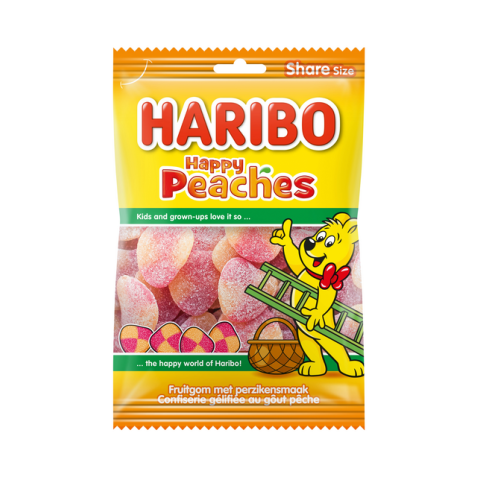 Bonbons Haribo Pêches sachet 250g