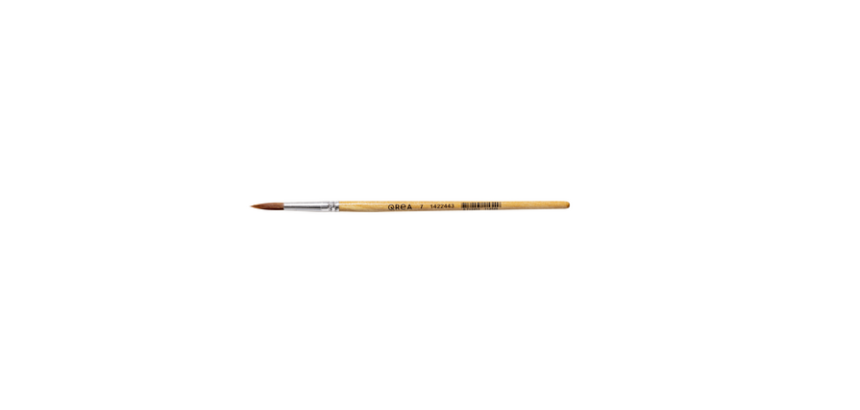 Qrea synthetic bristle brush No. 7 width 5.4mm