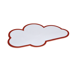 Carte d'animation MAUL nuage 27x43cm blanc 20 pièces