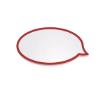 Carte d'animation MAUL bulle 11x19cm blanc 50 pièces