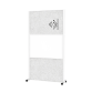 Cloison murale acoustique MAULconnecto gris clair/tableau blanc mobile