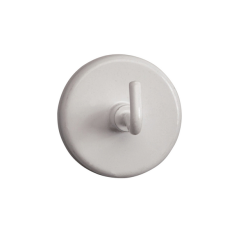 Aimant avec crochet MAUL 36mm résistance 6kg blanc 5 pièces