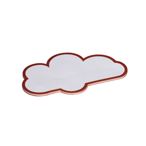 Carte d'animation MAUL nuage 14x23cm blanc 20 pièces