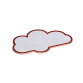 Carte d'animation MAUL nuage 14x23cm blanc 20 pièces