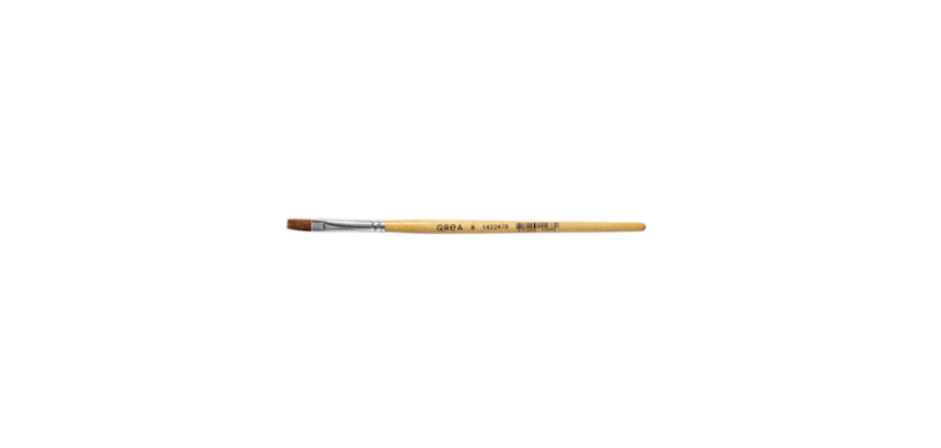 Pinceau Qrea poil synthétique n° 8 largeur 8,3mm