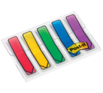 Indextabs 3M Post-it 684 12x43mm pijlvorm assorti 100 stuks
