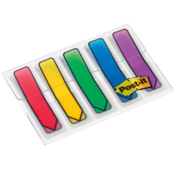 Indextabs 3M Post-it 684 12x43mm pijlvorm assorti 100 stuks